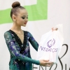 Турнир по художественной гимнастике "Катюша", фото с подарком от ИНТРАРОС